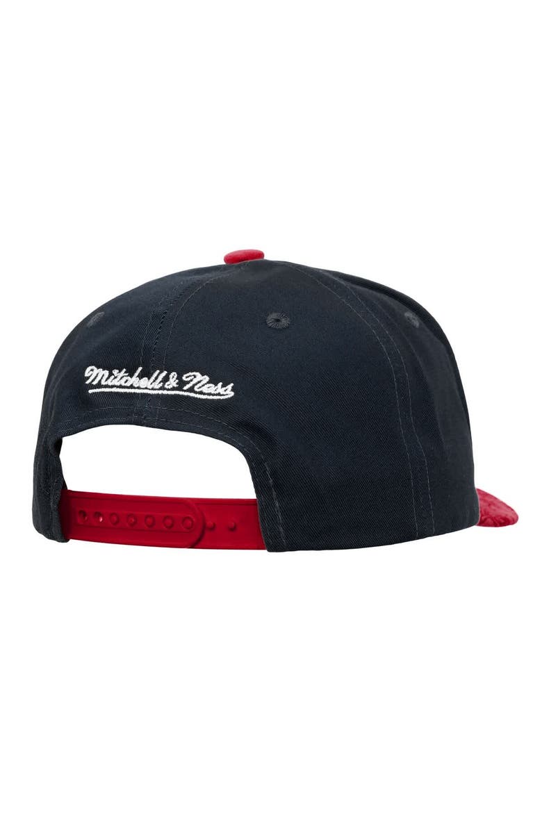 Men's Mitchell & Ness Black/Red New Jersey Devils May Flowers Pro Crown Adjustable Hat, Alternate, color, Black