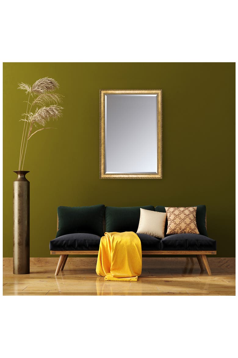 La Pastiche Verona Gold Braid Framed Mirror, Alternate, color, MULTI
