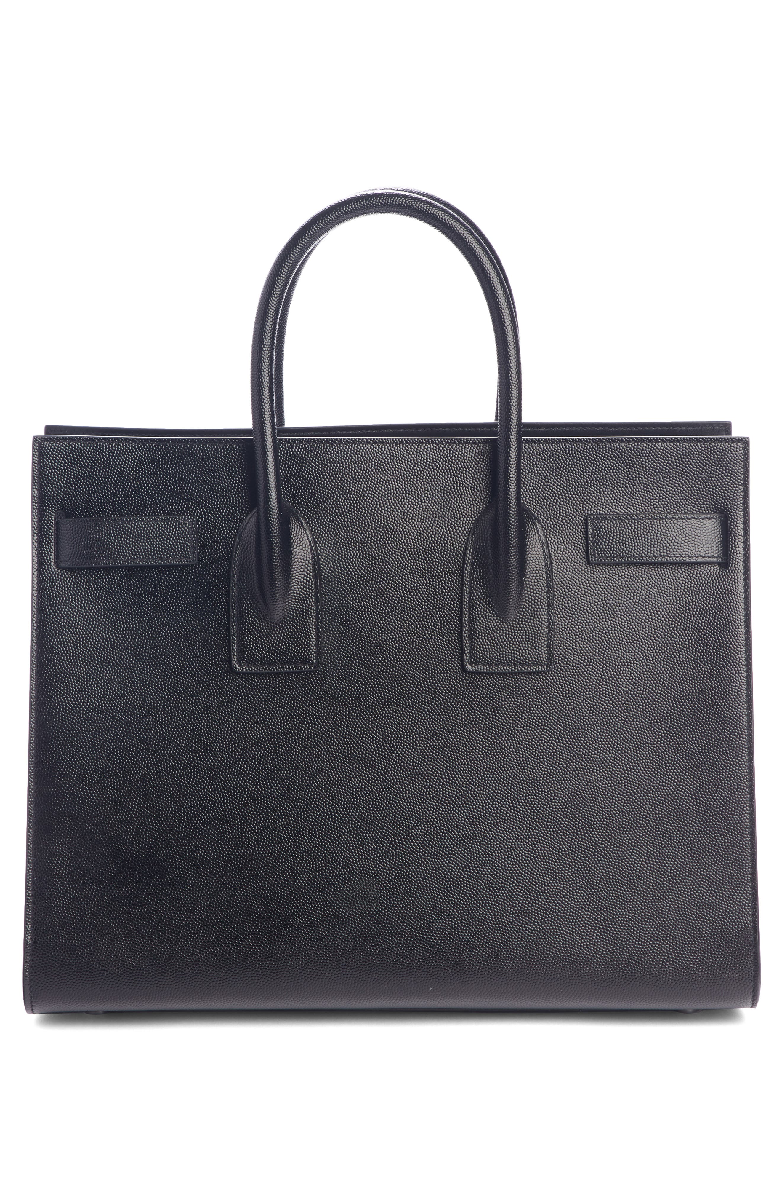 Saint Laurent Small Sac de Jour Grained Leather Tote, Alternate, color, 