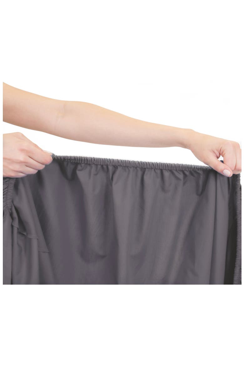 Cotton Sateen Sheet Set, Alternate, color, GRAPHITE