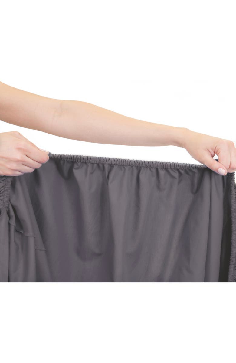 Modern Living Cotton Sateen Sheet Set, Alternate, color, Graphite