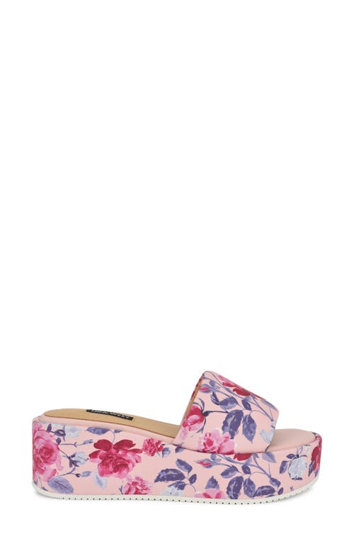 Nine West Copen Platform Sandal In Medium Pink