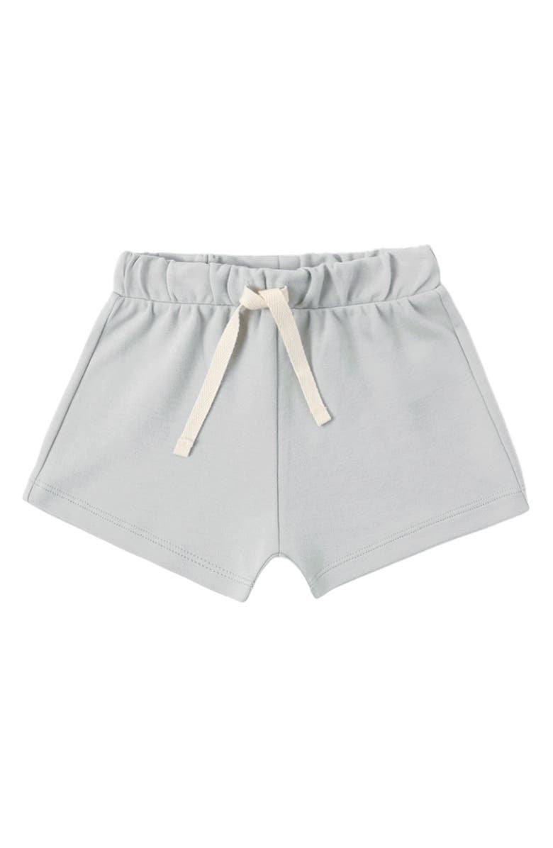 QUINCY MAE Play Organic Cotton Shorts, Main, color, Sky