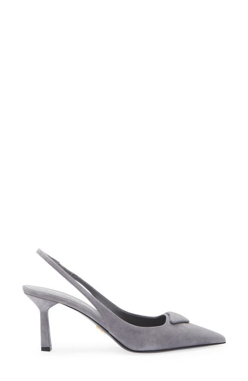 Prada Logo Slingback Pump