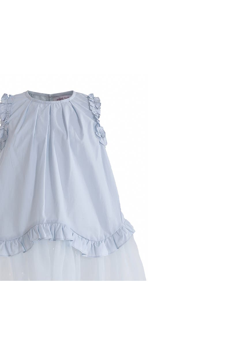 Lumielle Ruffle Dress, Alternate, color, Blue