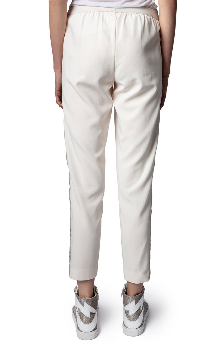 Zadig & Voltaire Paula Stripe Pants, Alternate, color, 