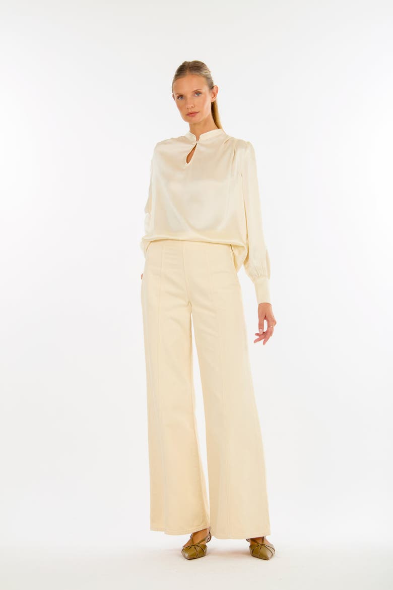 Arden Blouse, Main, color, Crème