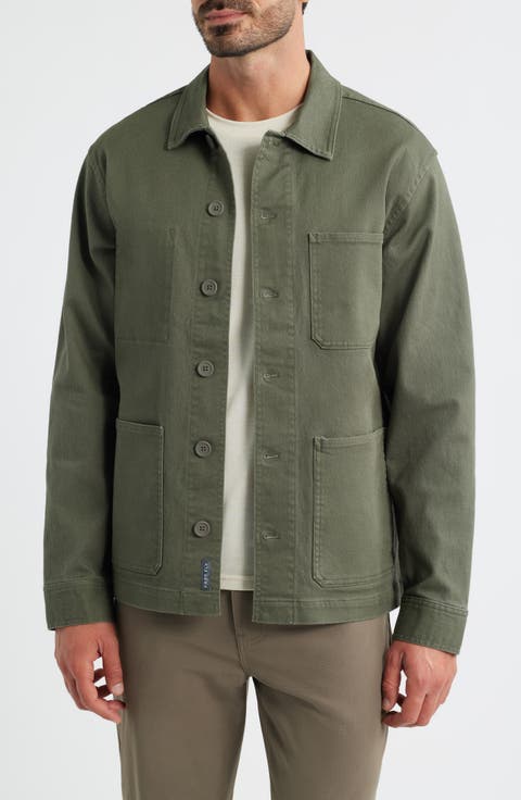 Folly Stretch Cotton Twill Chore Coat