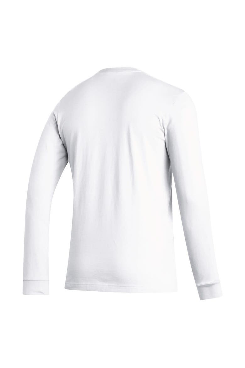 Men's adidas  White Louisiana Ragin' Cajuns Vault Script Creator Long Sleeve T-Shirt, Alternate, color, White