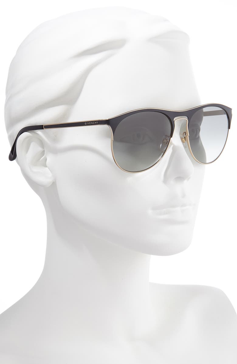 Givenchy 58mm Gradient Round Sunglasses, Alternate, color,