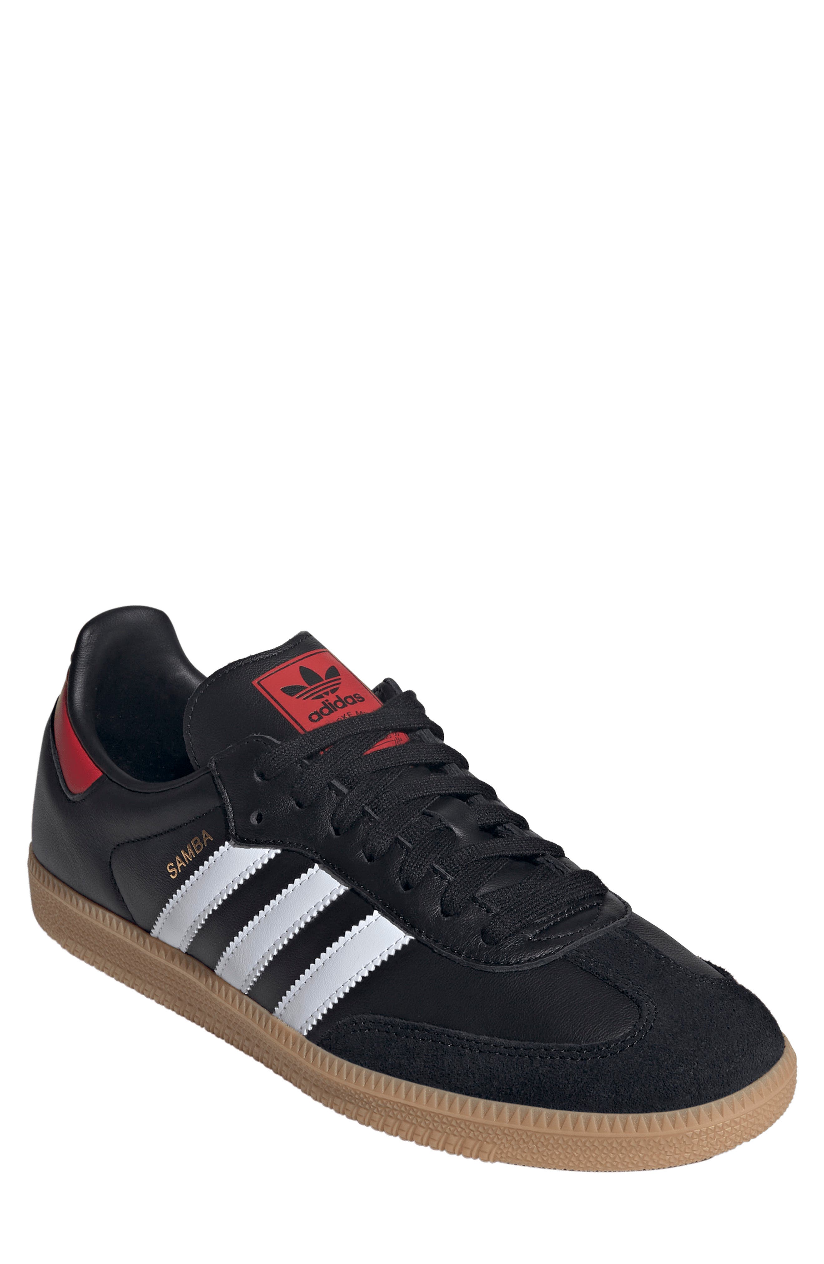 Gender Inclusive Samba OG Sneaker, Main, color, CORE BLACK