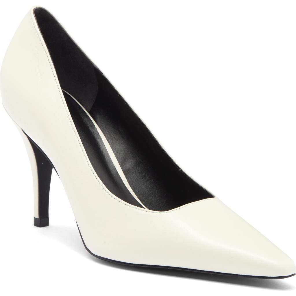 Nordstrom Lexxy Pointed Toe Pump In Ivory Vanilla