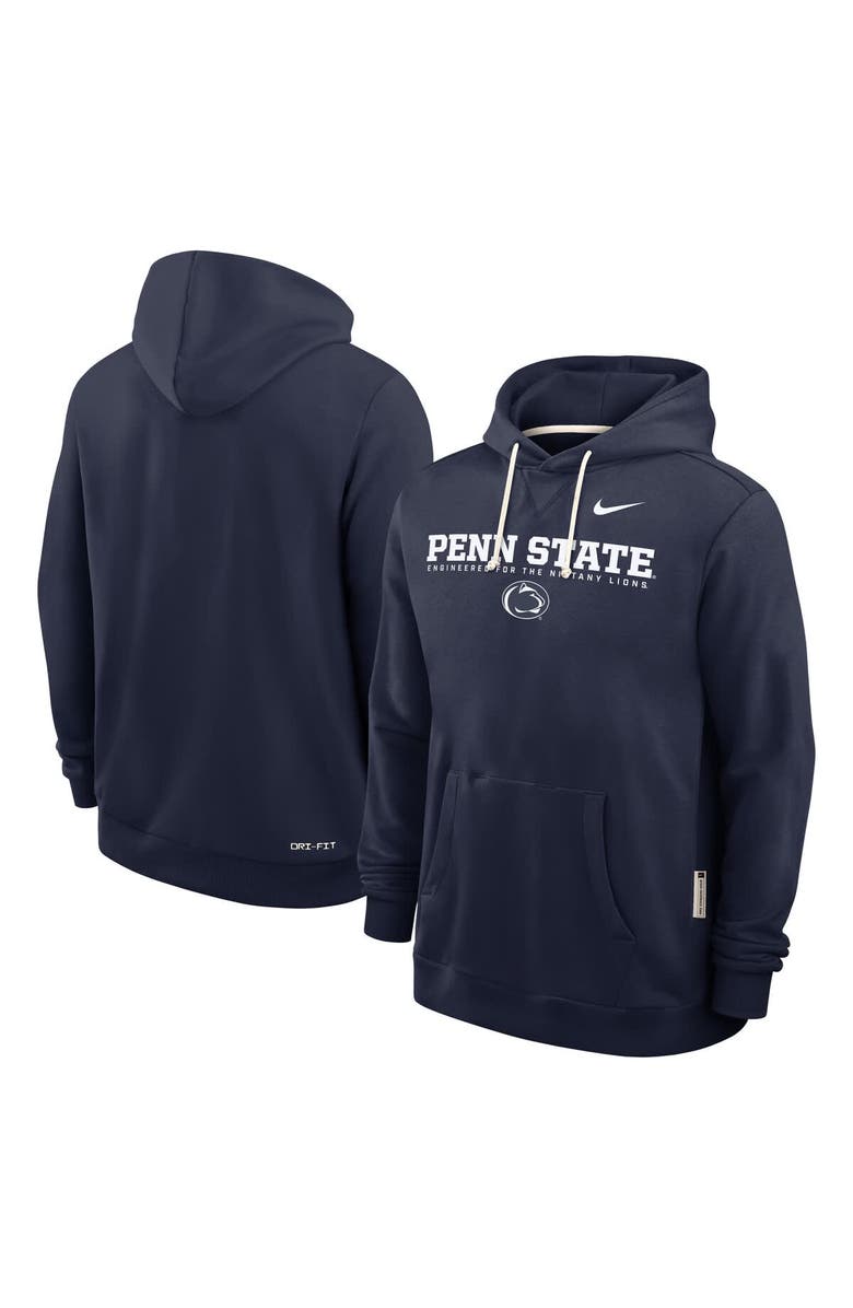 Nike Men's Nike Navy Penn State Nittany Lions 2025 Sideline Standard Issue Dri-FIT Hoodie, Alternate, color, Navy
