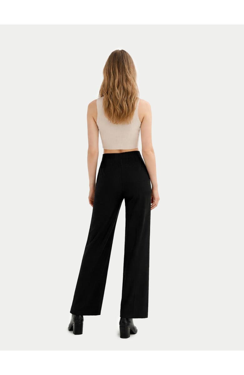 GOBI Mongolian Cashmere Cashmere Crop Top, Alternate, color, Off White