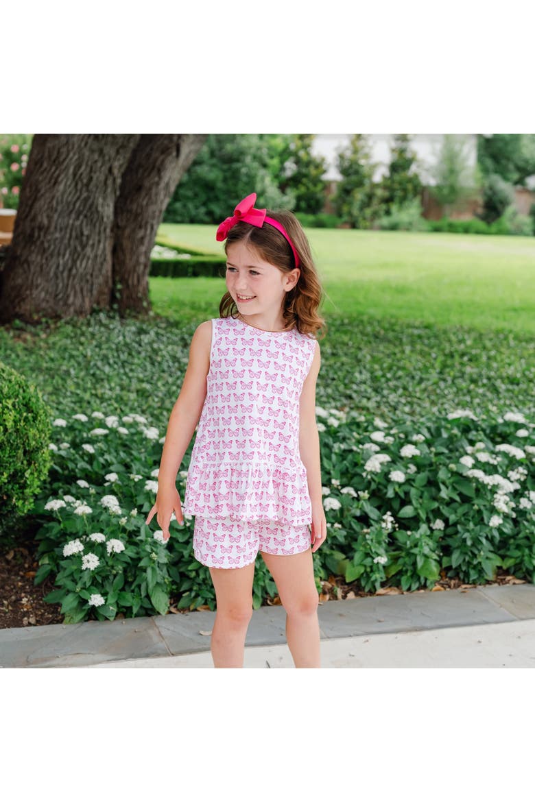 Poppy Girls' Short Set, Alternate, color, Cartie Butterflies