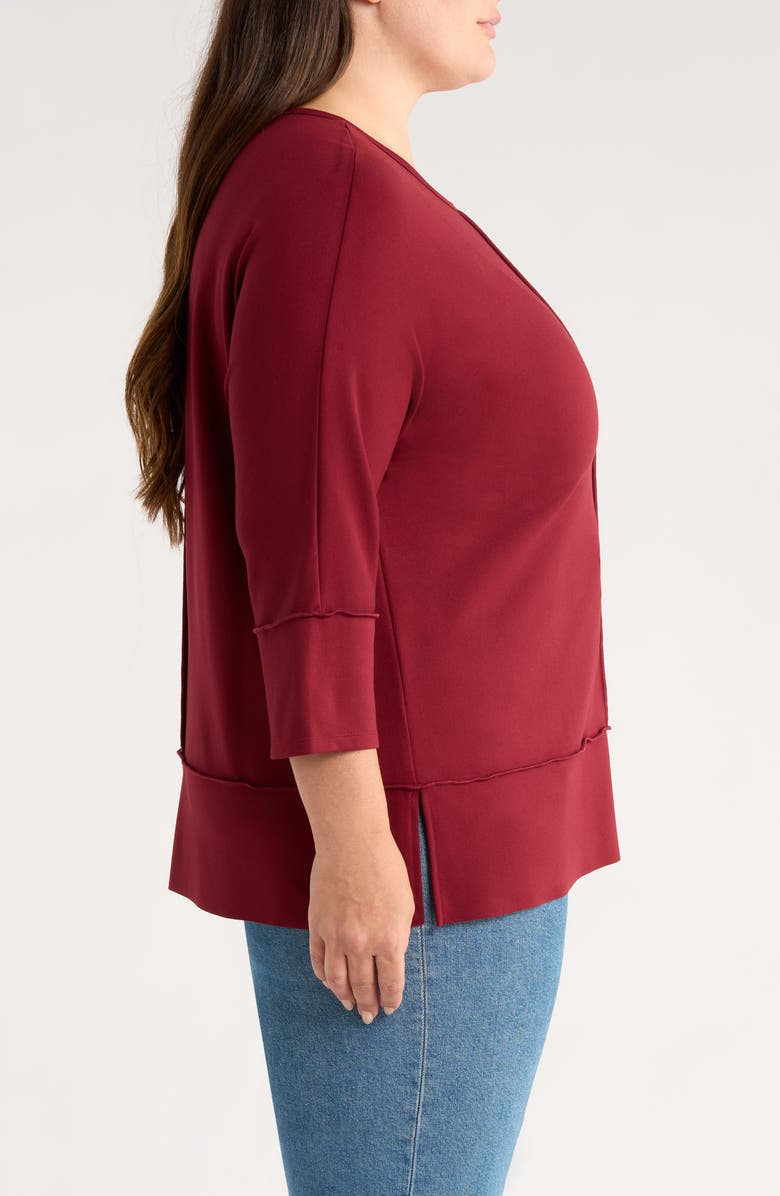 Jones New York Dolman Sleeve Top, Alternate, color, Bordeaux