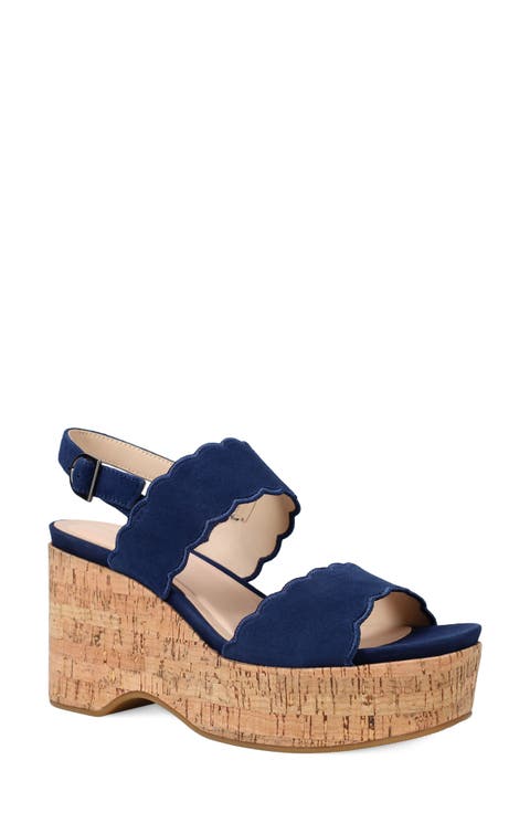 Cicel Slingback Platform Wedge Sandal (Women)