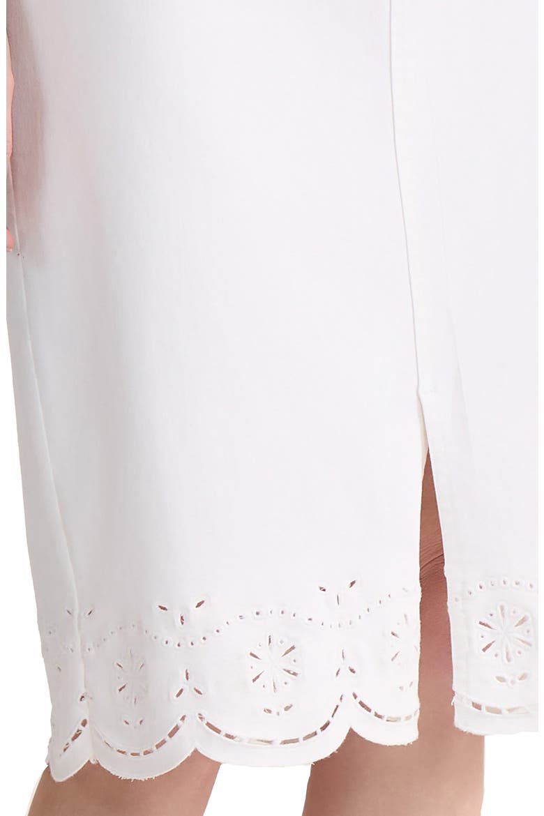 Lexington Scallop Hem Skirt, Alternate, color, SOFT WHITE