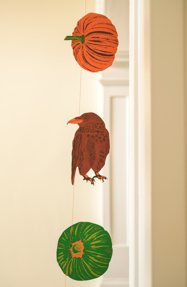 East End Press Pumpkins Sewn Garland, Alternate, color, Mixed