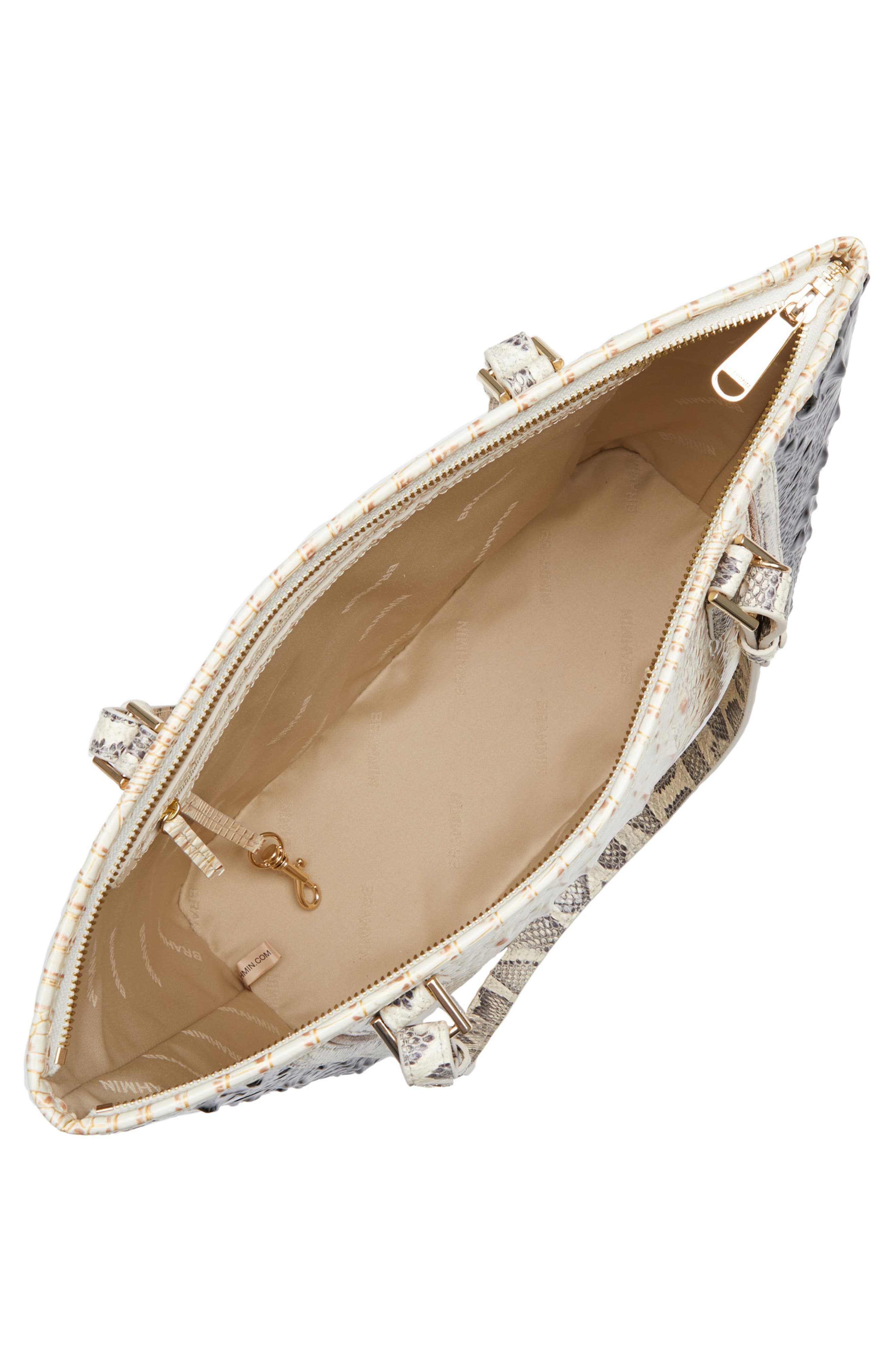 Brahmin Medium Asher Croc Embossed Leather Tote, Alternate, color, 