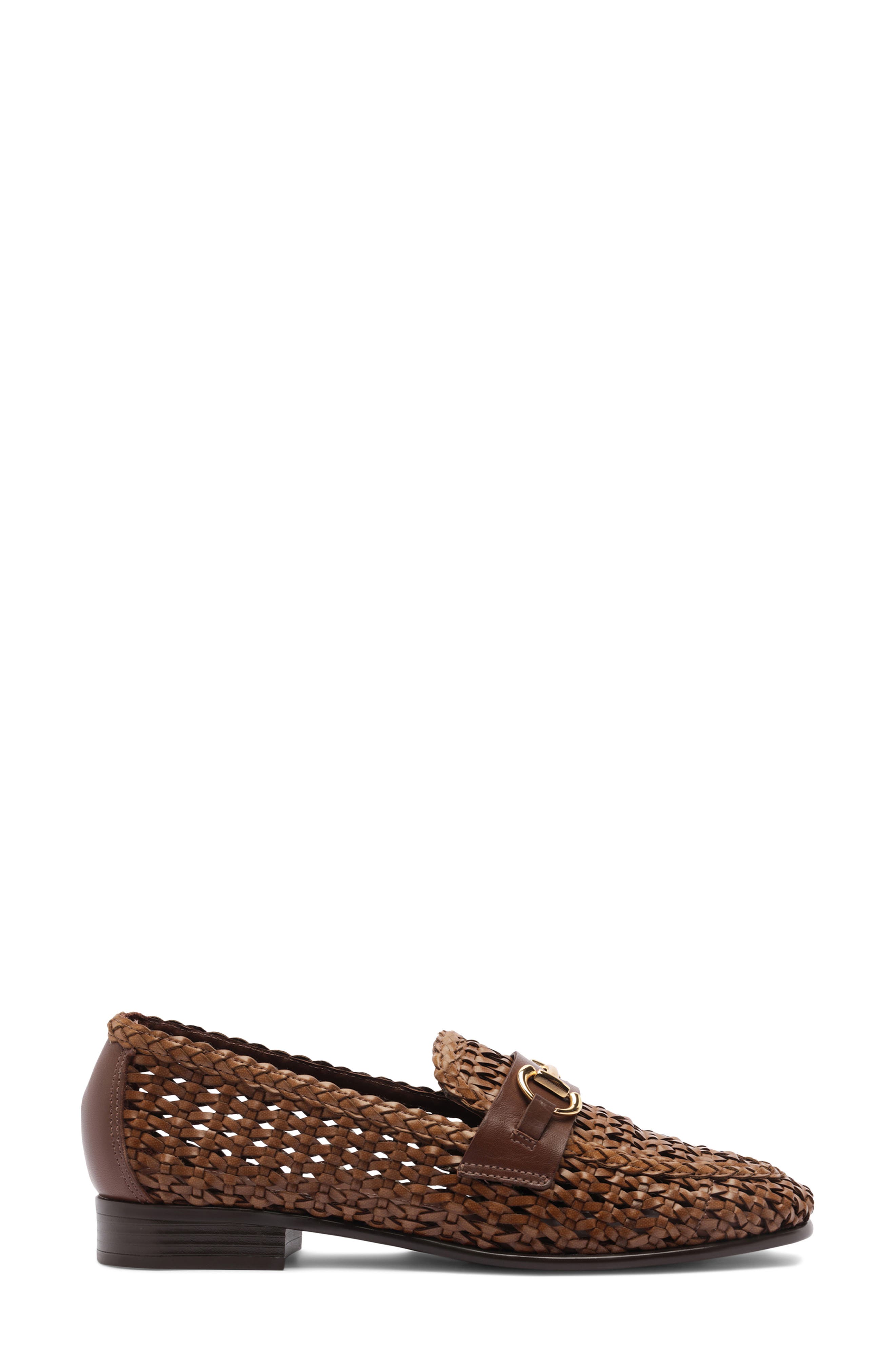 Arezzo Nola Woven Bit Loafer, Alternate, color, Soul Natural