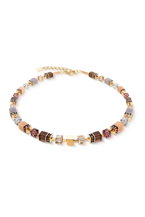 Geocube Precious Statement Necklace