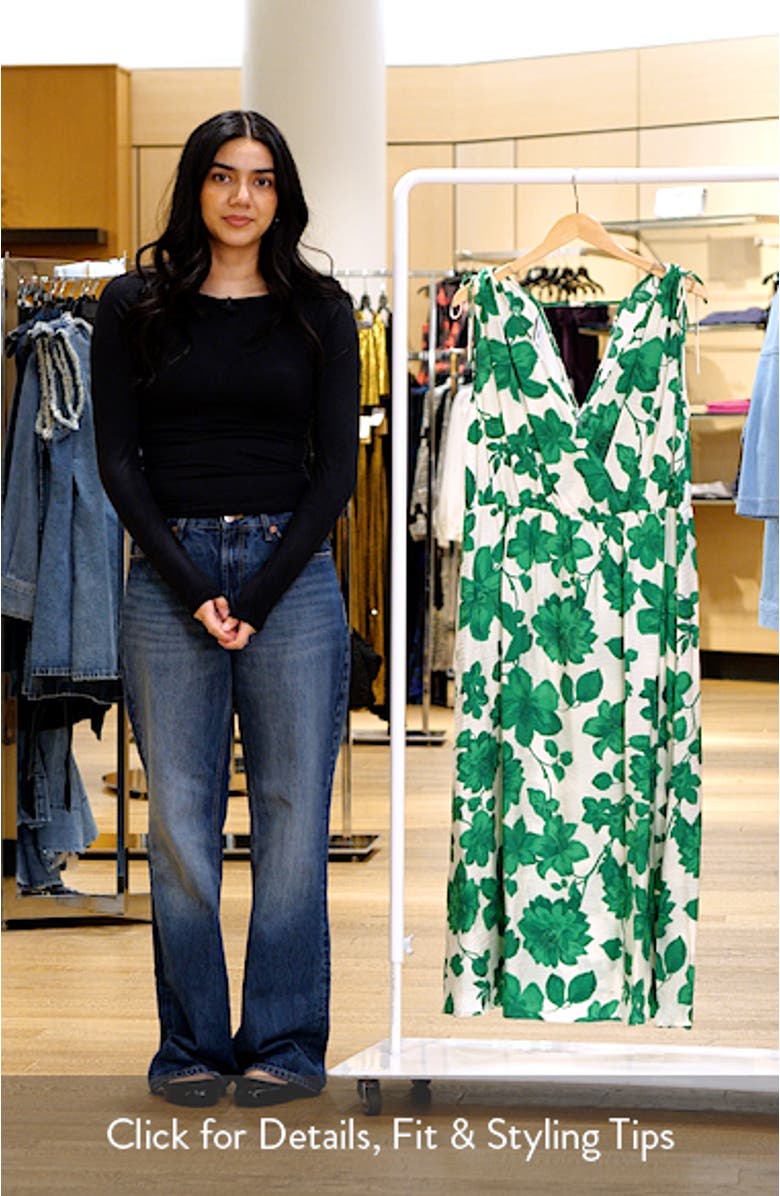 Floral Sleeveless Maxi Dress, sales video thumbnail