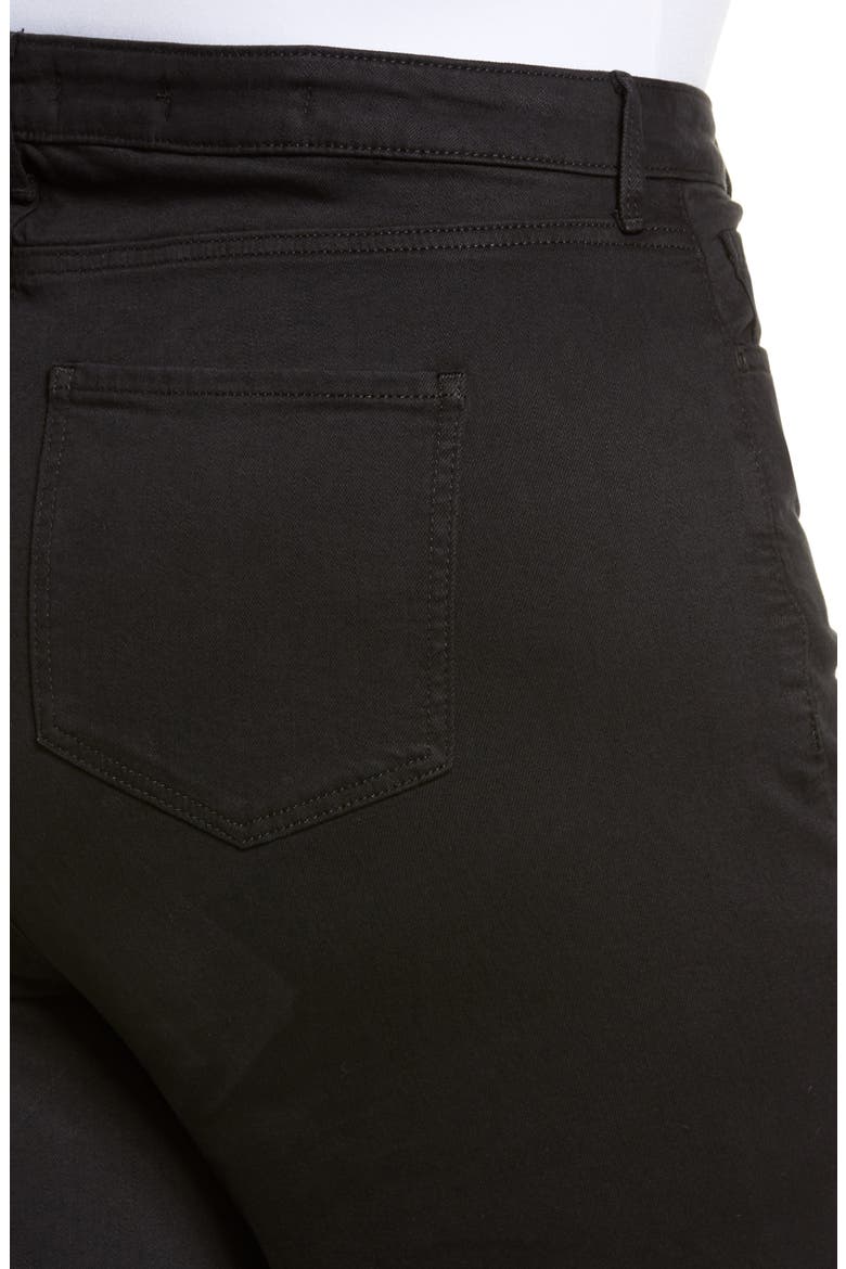 Slim Bootcut Jeans, Alternate, color, BLACK