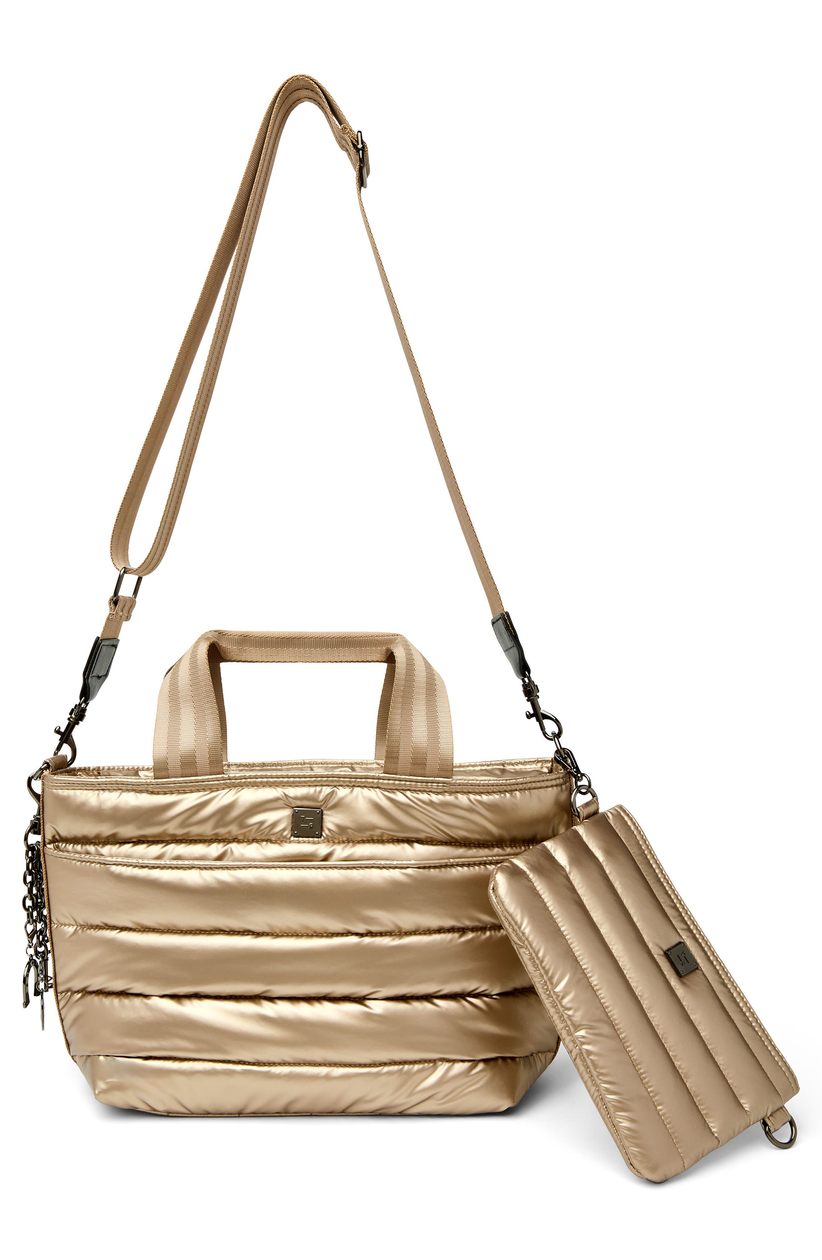THINK ROYLN Getaway Tote, Alternate, color, Pearl Cashmere