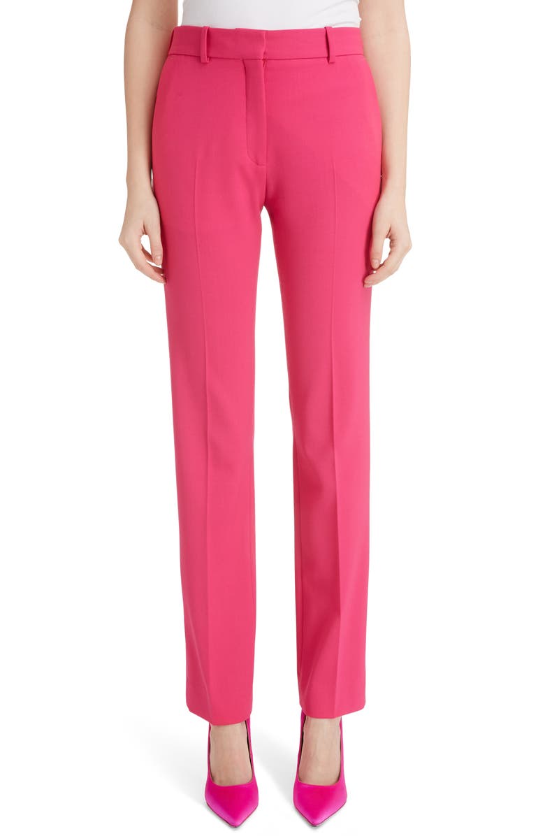 Victoria Beckham Slim Leg Trousers, Main, color, 