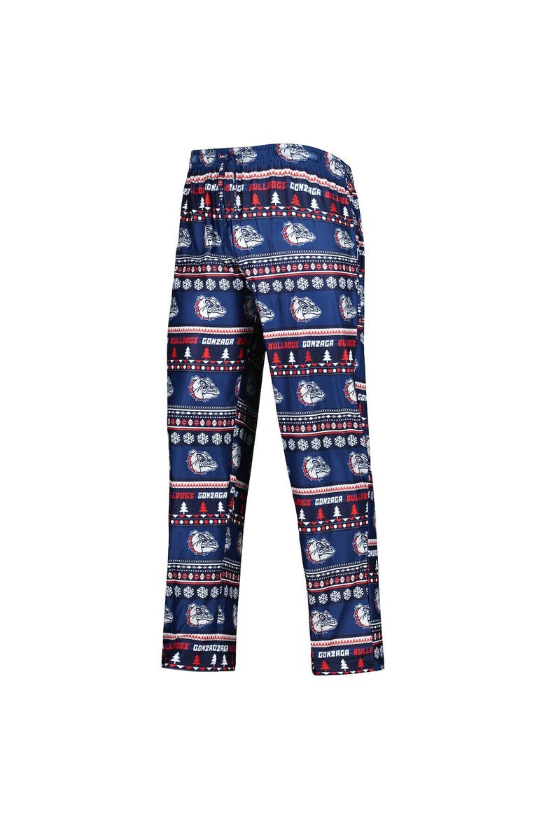 Men's Concepts Sport Navy Gonzaga Bulldogs Swivel Long Sleeve T-Shirt & Pants Sleep Set, Alternate, color, Navy