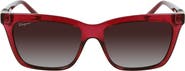 FERRAGAMO Gancini 54mm Rectangular Sunglasses