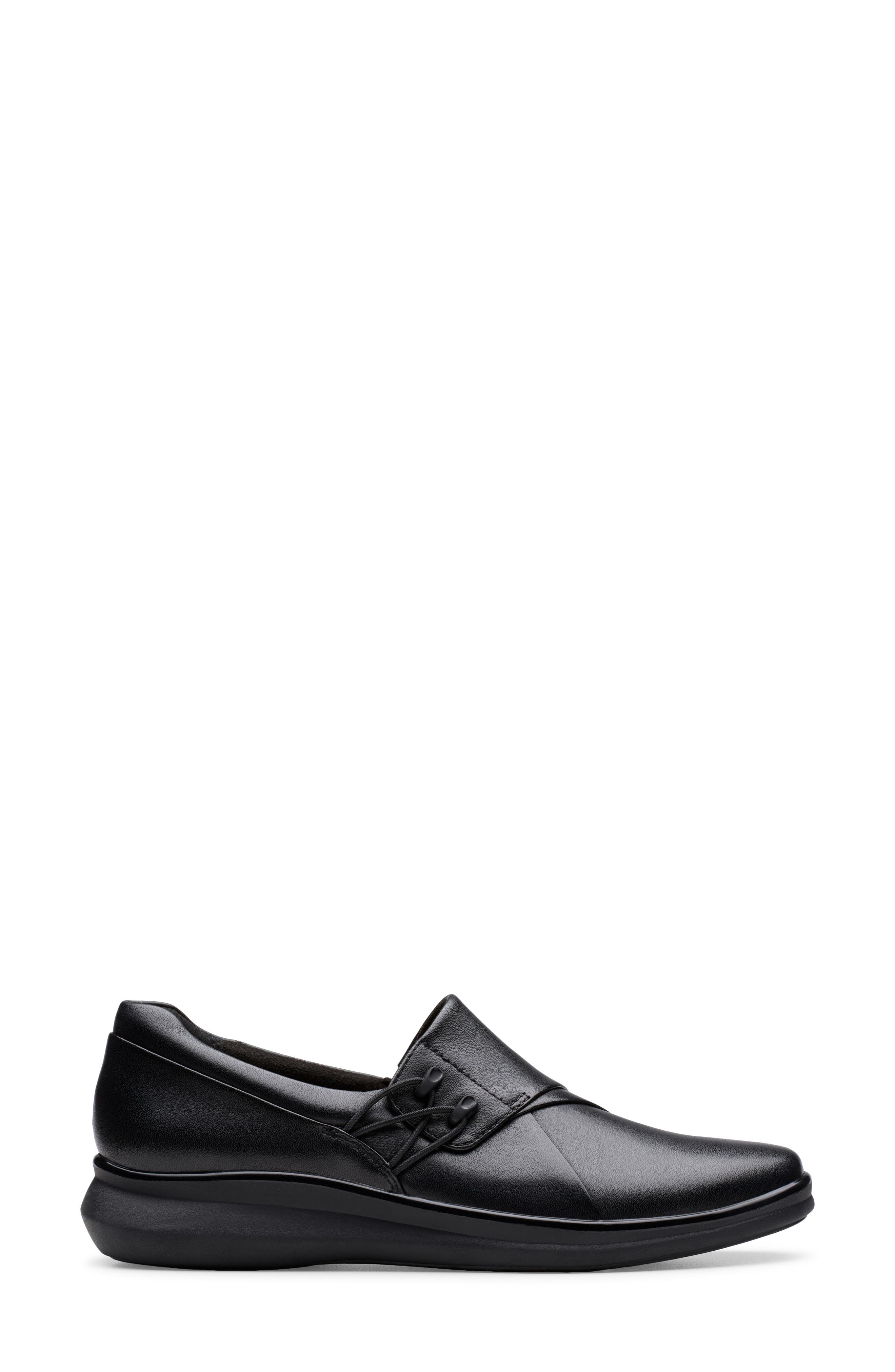 Lynell Slip On Loafer, Alternate, color, BLACK LEATHER