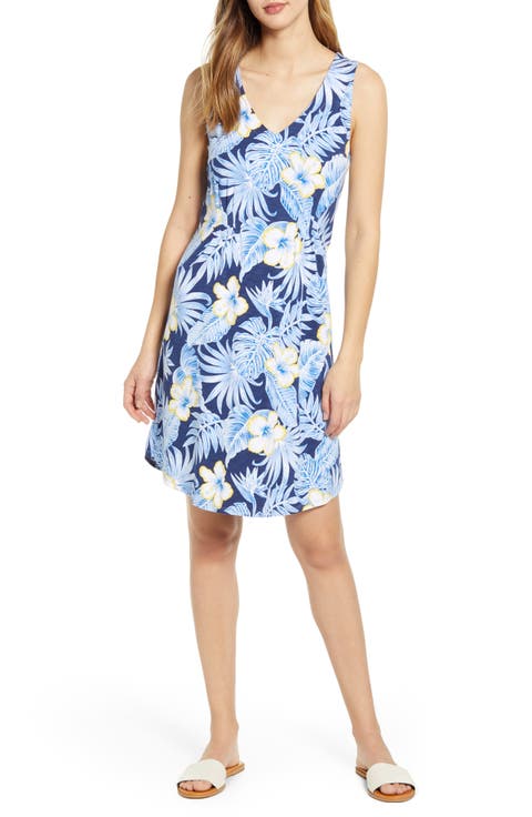 Blossoms Sleeveless Knit Dress