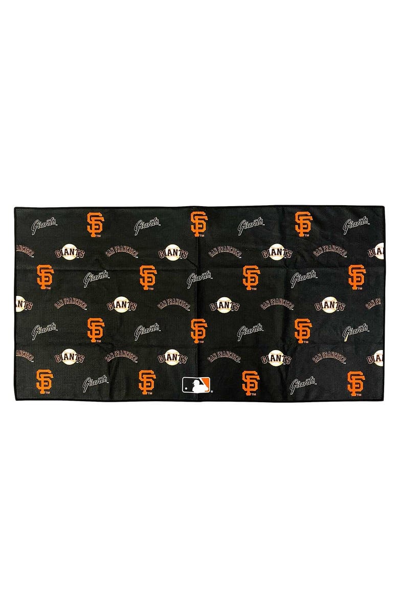PRG AMERICAS San Francisco Giants Aqua-Lock Caddy Golf Towel, Main, color,