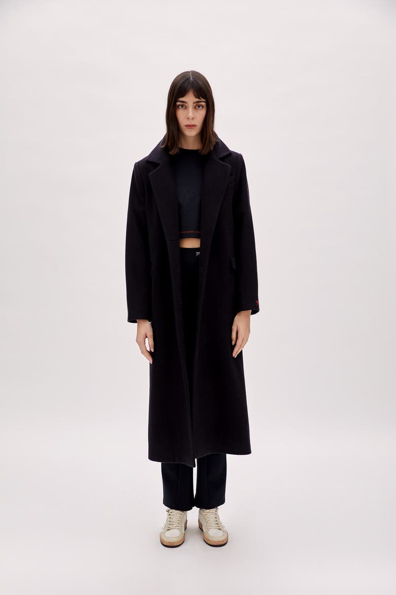 Wool Women's Coat, Alternate, color, BLACK