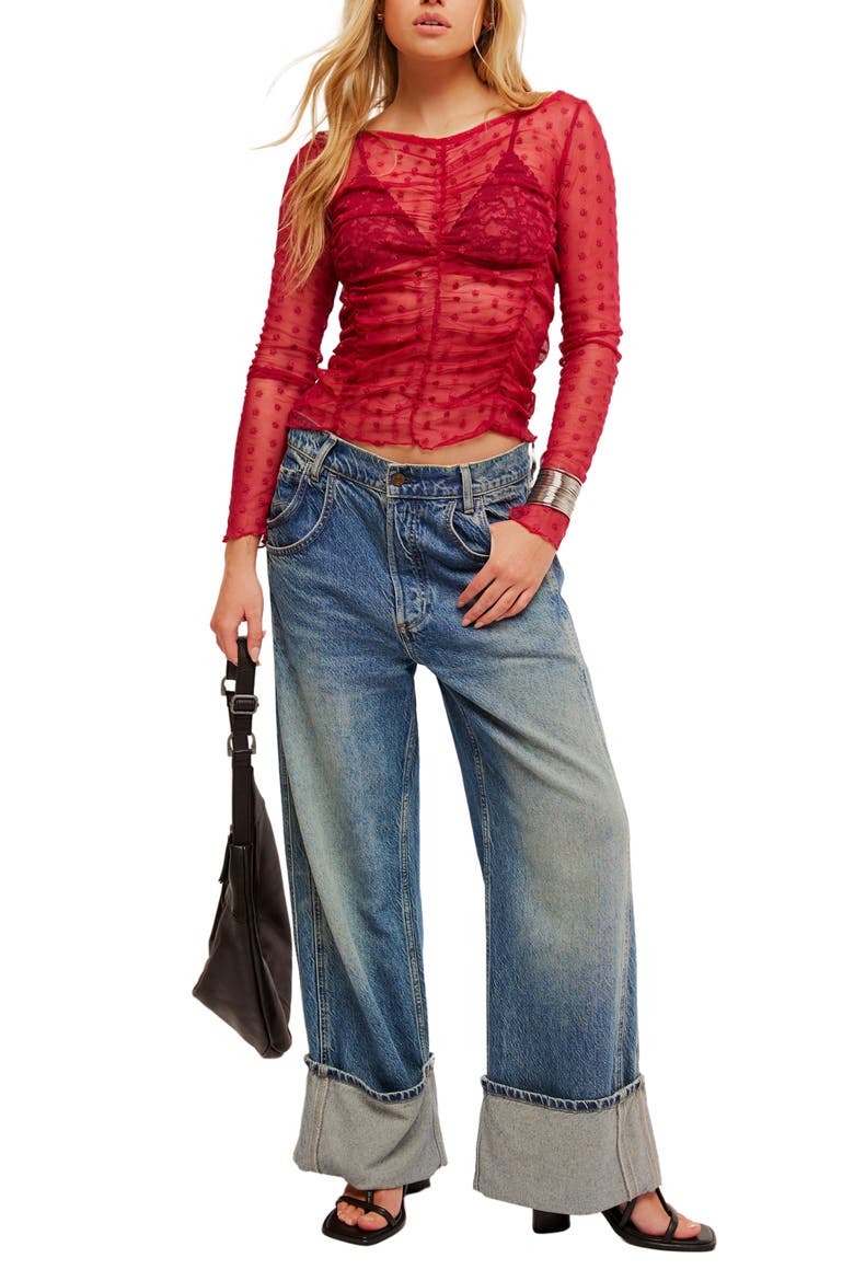 Most Likely Long Sleeve Layering Top, Alternate, color, GLASS ROSES