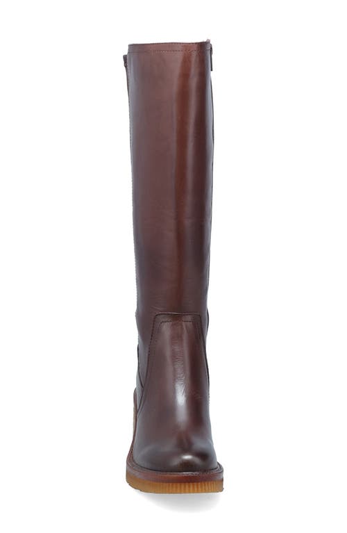Miz Mooz Adriana Platform Wedge Boot In Brown