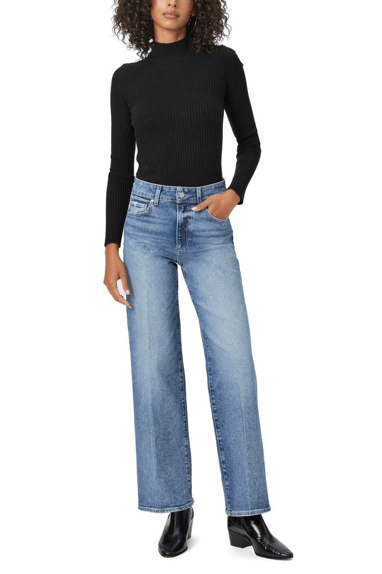 Sasha High Waist Wide Leg Jeans, Alternate, color, OTTILIA DISTRESSED