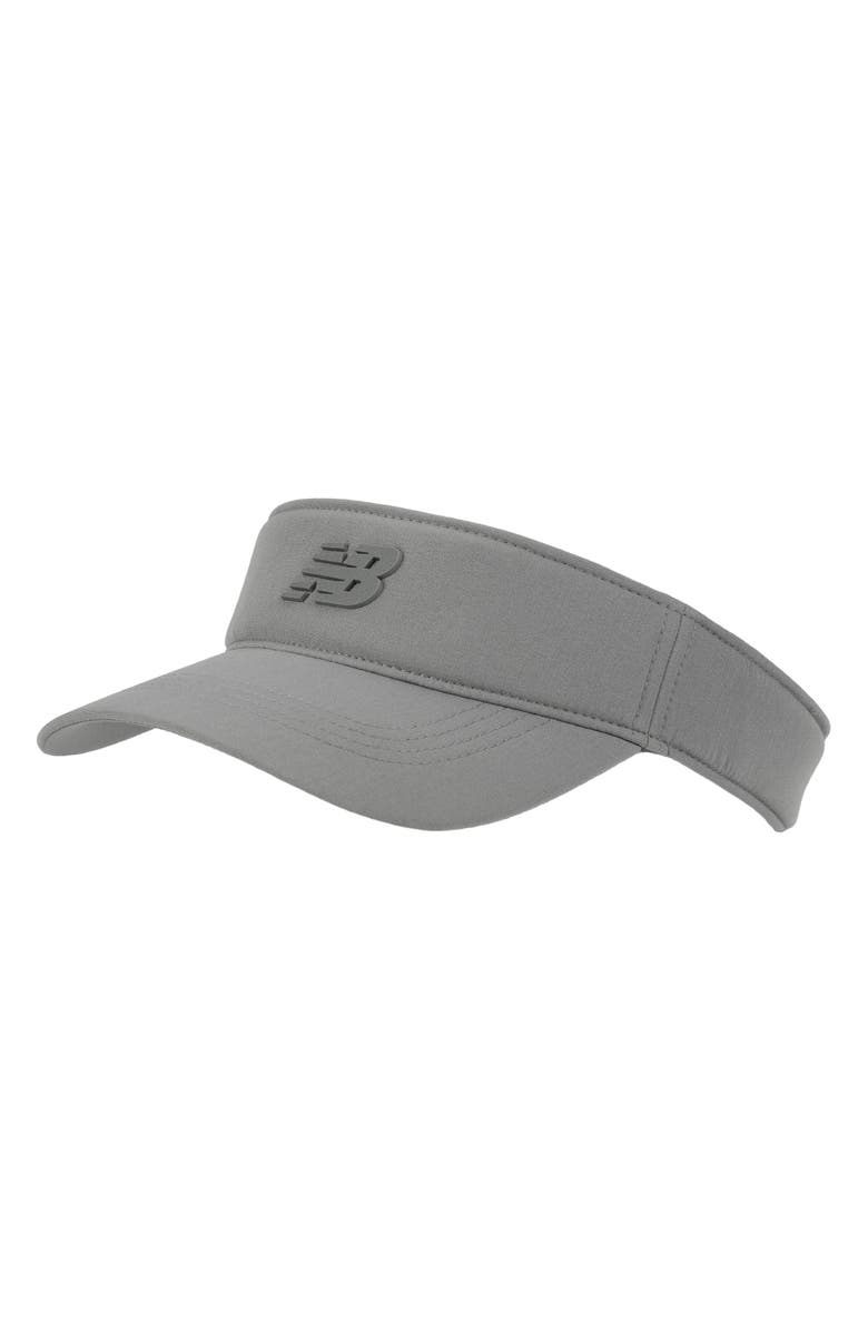 New Balance Performance Visor, Main, color, Slate
