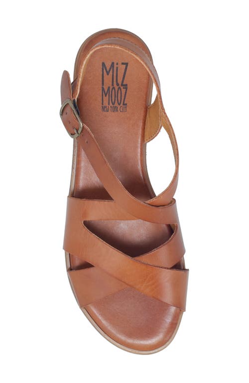 Miz Mooz Lilium Ankle Strap Sandal In Brandy