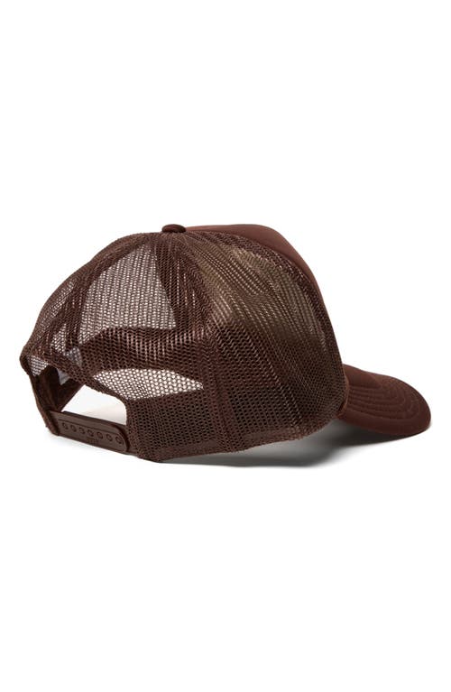 Clare V . Beaucoup Cool Trucker Hat In Brown