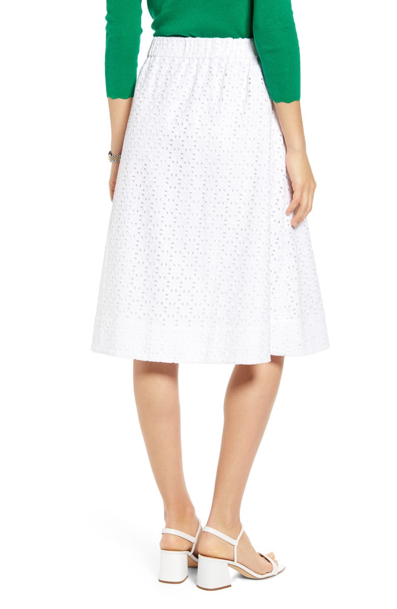 1901 Eyelet A-Line Skirt, Alternate, color, 
