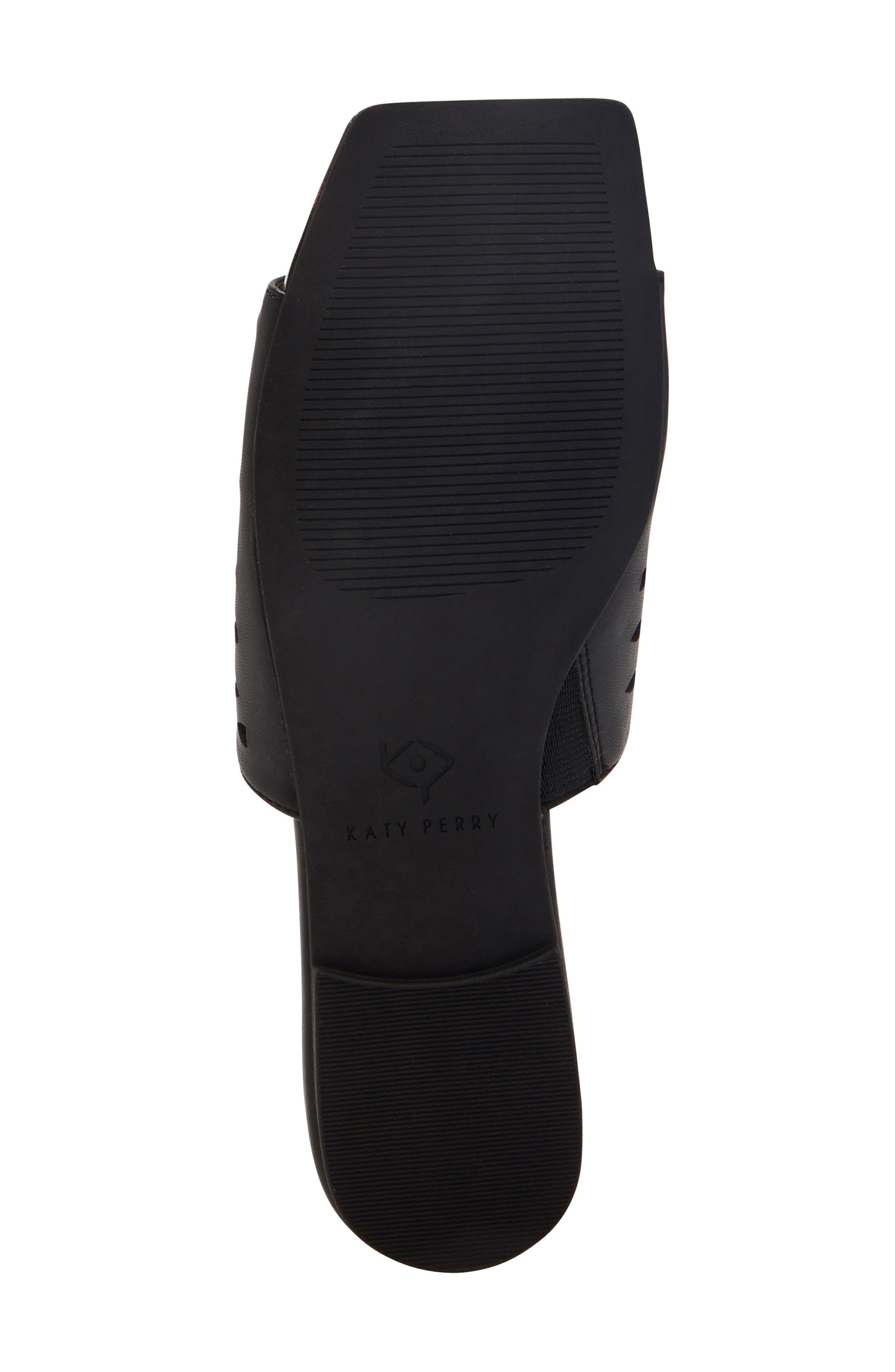 The Caught Up Cutout Slide Sandal, Alternate, color, BLACK