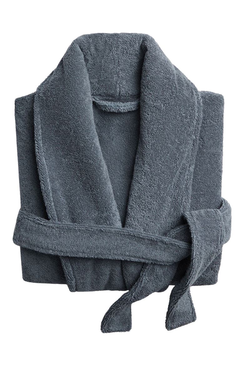 Classic Turkish Cotton Robe, Alternate, color, DUSK