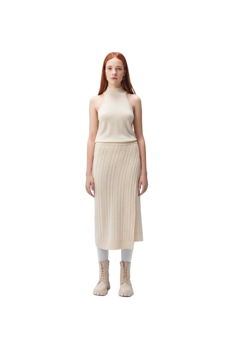 Cashmere Turtleneck Top, Main, color, off white