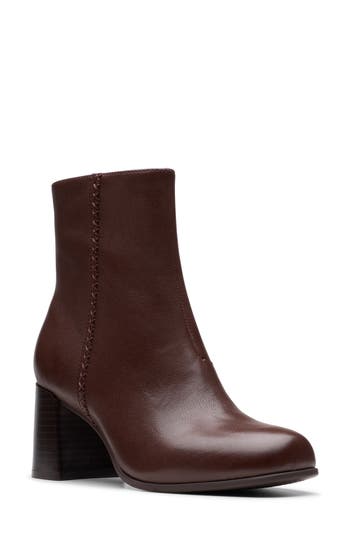 Clarks ® Keirsta Faye Boot In Brown Leather