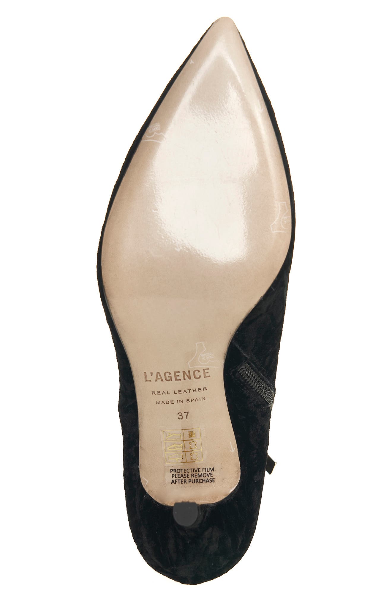 L'AGENCE Aimee Stiletto Bootie, Alternate, color, 