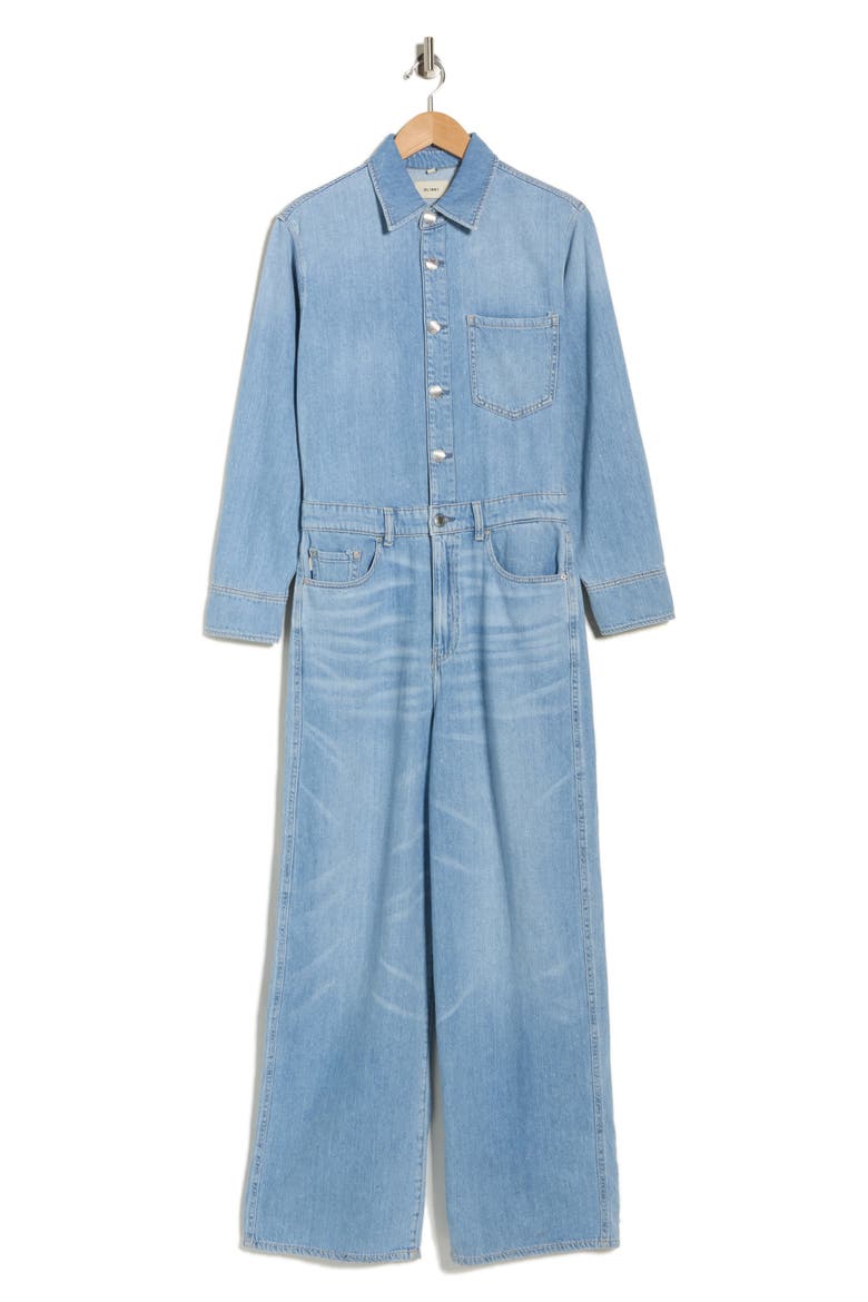 Ines Denim Jumpsuit, Alternate, color, GENEVA