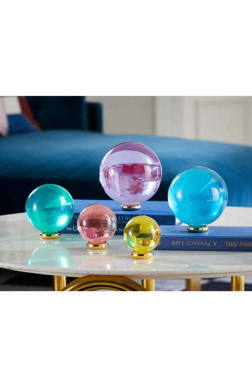 Jonathan Adler Acrylic Orb Set Sculpture In Multicolor